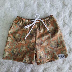 Frog Cowboy Swim Trunks or Everyday Shorts NOT MESH LINED